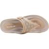 imageLazzy Women Wedge Sandals Summer Casual Clip Toe Strap Sandals Platform Flip Flops Slip On Slides Beach Outdoor Walking Sandals for Holiday Daily Wear Size 511 US