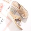 imageLazzy Women Wedge Sandals Summer Casual Clip Toe Strap Sandals Platform Flip Flops Slip On Slides Beach Outdoor Walking Sandals for Holiday Daily Wear Size 511 US