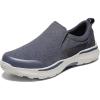 imageLazzy Mens Casual SlipOn Loafers Breathable Boat Shoes Canvas Oxfords Non Slip Walking Shoes for Men Blue Size 10