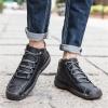 imageDacomfy Mens Shoes Leather Work Boots Casual Oxfords Shoes for Men LaceUp Motorcycle Chukka Boots Fashion Ankle Booties Retro Outdoor Hiking Boots Outdoor Walking Shoes Black Size 12