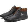 imageDacomfy Mens Shoes Mens Ankle Boots Leather Casual Loafers Shoes Work Boots for Men Lace Up Chukka Dress Boot Motorcycle Walking Boot Shoes for Office Outdoor Black Brown Khaki Green