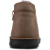 imageDacomfy Mens Shoes Slip On Casual Loafers Fashion Oxfords Shoes Leather Ankle Chukka Boots Comfy Outdoor Walking Driving Shoes Pu Leather Mens Boots Brown Black Khaki Green