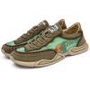 imageLazzy Mens Fashion Sneakers Casual Slip On Loafers Walking Shoes LaceUp Sport Running Hiking Shoes for Men Green Size 11