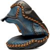 imageLazzy Mens Slip On Loafers Lace Up Casual Shoes Leather Oxfords Sneakers Walking Shoes for Men Blue Size 12