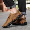imageLazzy Mens Slip On Loafers Lace Up Casual Shoes Leather Oxfords Sneakers Walking Shoes for Men Brown Size 12