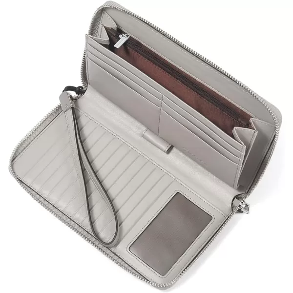 BOSTANTEN Leather Wallets for Women RFID Blocking Zip Around Credit Card Holder Phone Wristlet Clutch