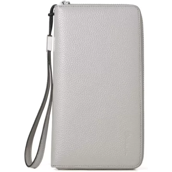 BOSTANTEN Leather Wallets for Women RFID Blocking Zip Around Credit Card Holder Phone Wristlet Clutch