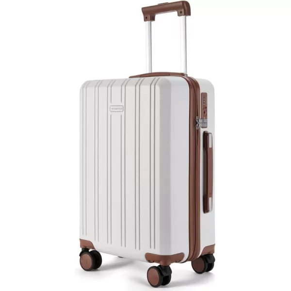 BOSTANTEN 20 inch Carry On Luggage Airline Approved Large Suitcase with Spinner Wheels PC Hardshell TSA Lock