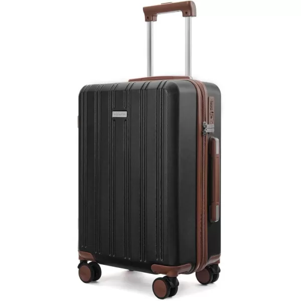 BOSTANTEN 20 inch Carry On Luggage Airline Approved Large Suitcase with Spinner Wheels PC Hardshell TSA Lock