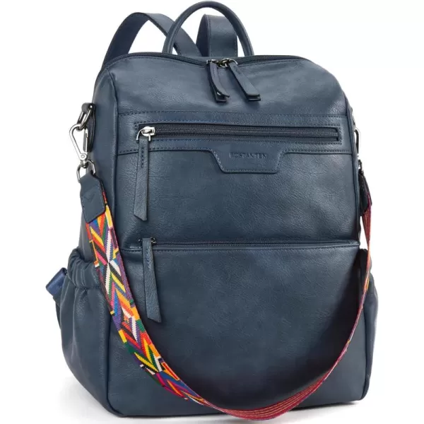 BOSTANTEN Backpack Purse for Women Fashion Designer Travel Backpack Leather Convertible Shoulder Bags Casual Daypack Beige-brown