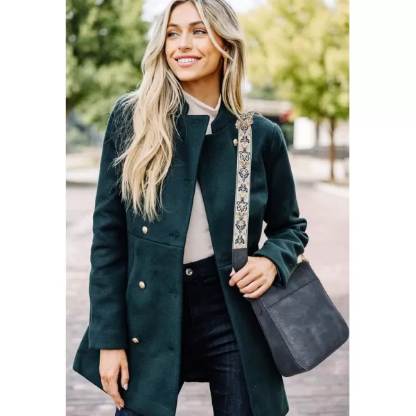 BOSTANTEN Crossbody Bags for Women Trendy Vegan Leather Hobo Purses Shoulder Handbags Wallet Set With Wide Shoulder Strap