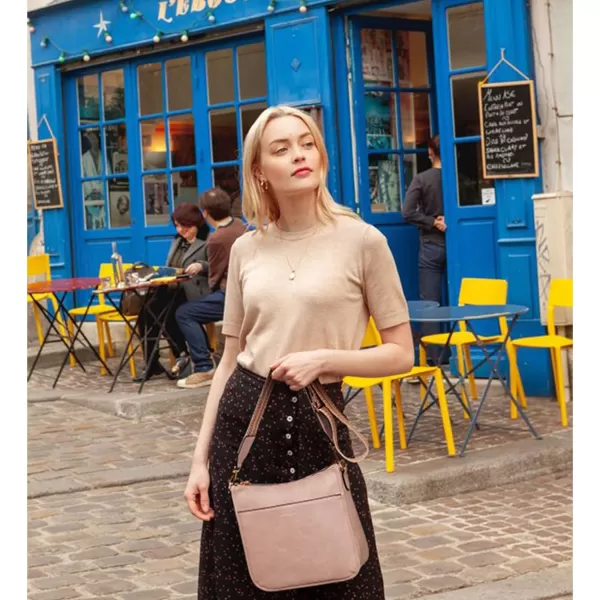 BOSTANTEN Crossbody Bags for Women Trendy Vegan Leather Hobo Purses Shoulder Handbags Wallet Set With Wide Shoulder Strap