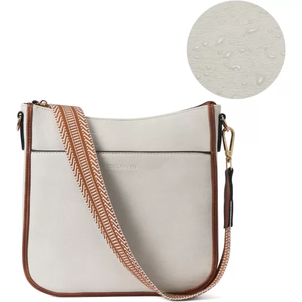 BOSTANTEN Crossbody Bags for Women Trendy Vegan Leather Hobo Purses Shoulder Handbags Wallet Set With Wide Shoulder Strap