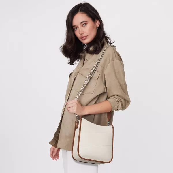 BOSTANTEN Crossbody Bags for Women Trendy Vegan Leather Hobo Purses Shoulder Handbags Wallet Set With Wide Shoulder Strap
