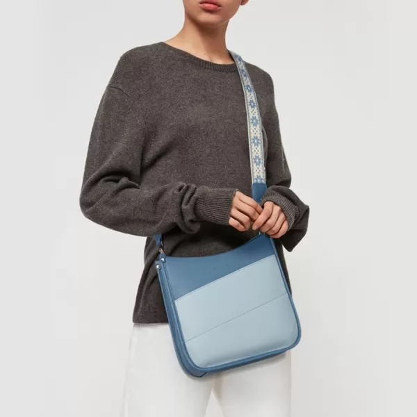 BOSTANTEN Crossbody Bags for Women Trendy Vegan Leather Hobo Purses Shoulder Handbags Wallet Set With Wide Shoulder Strap