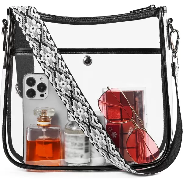 BOSTANTEN Crossbody Bags for Women Trendy Vegan Leather Hobo Purses Shoulder Handbags Wallet Set With Wide Shoulder Strap