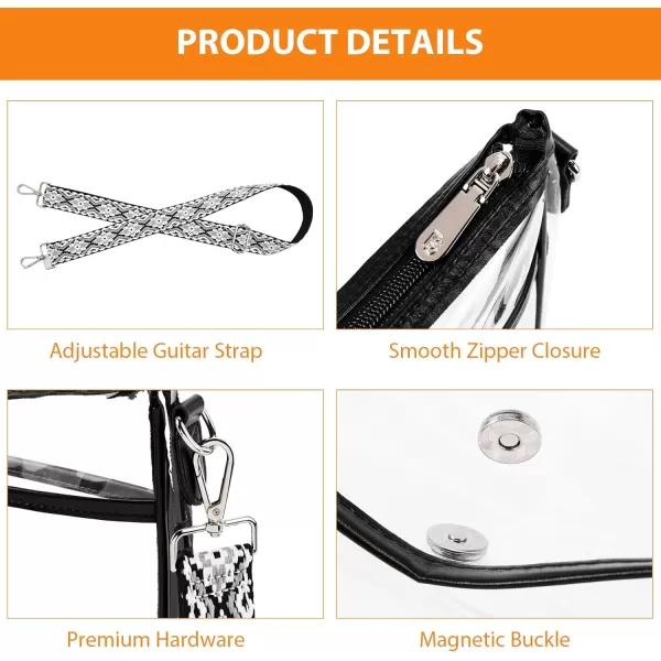 BOSTANTEN Crossbody Bags for Women Trendy Vegan Leather Hobo Purses Shoulder Handbags Wallet Set With Wide Shoulder Strap