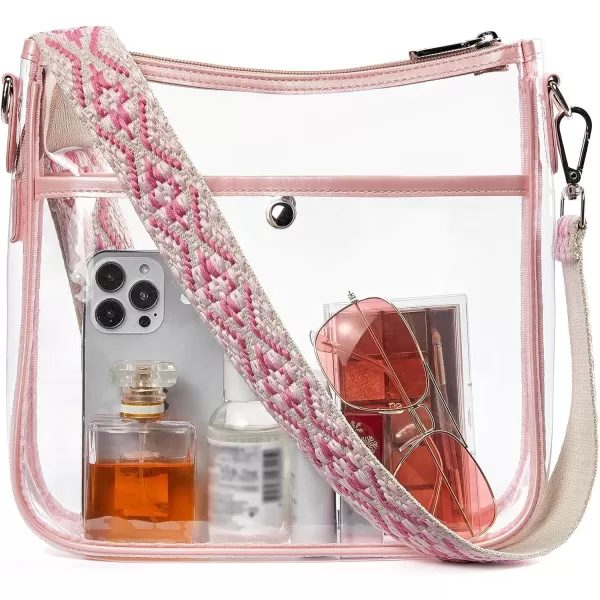 BOSTANTEN Crossbody Bags for Women Trendy Vegan Leather Hobo Purses Shoulder Handbags Wallet Set With Wide Shoulder Strap