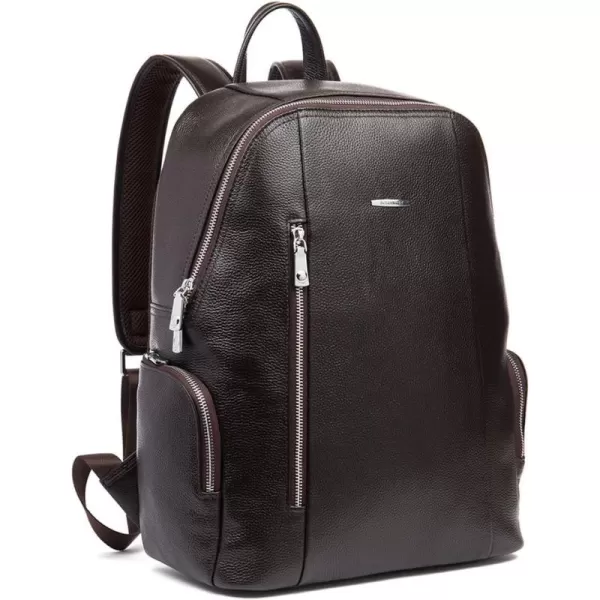 BOSTANTEN Leather Backpack Business Laptop Travel Camping Shoulder Bag Gym Sports Bags for Men