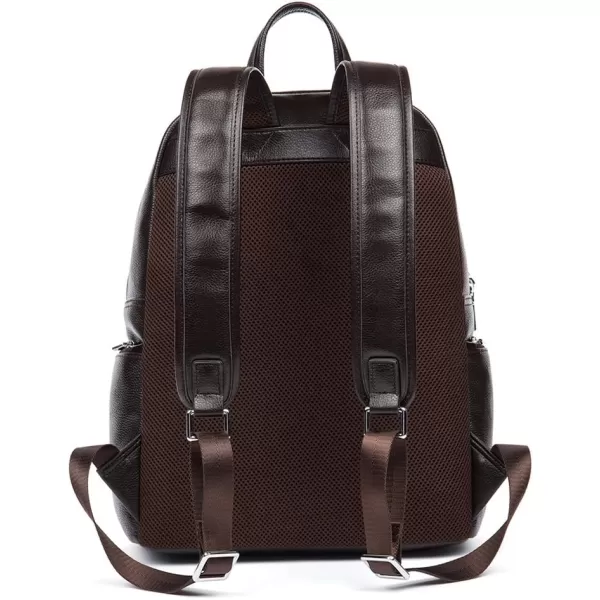 BOSTANTEN Leather Backpack Business Laptop Travel Camping Shoulder Bag Gym Sports Bags for Men