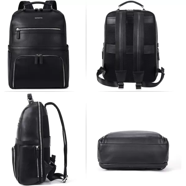 BOSTANTEN Leather Backpack Business Laptop Travel Camping Shoulder Bag Gym Sports Bags for Men