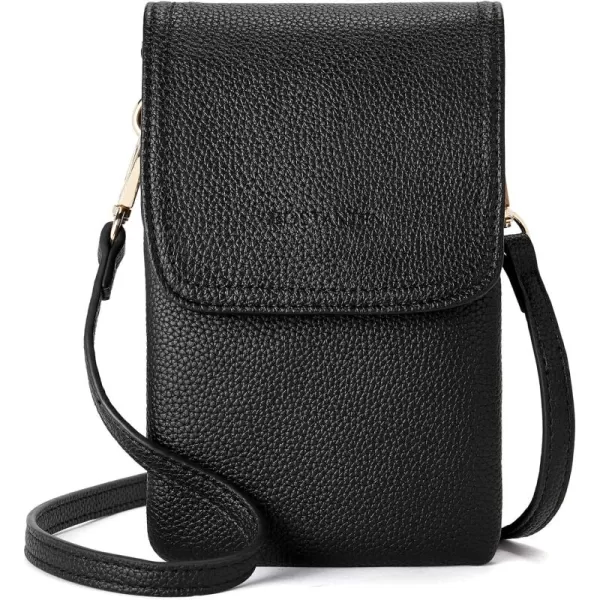 BOSTANTEN Leather Small Crossbody Bags for Women Designer Cell Phone Bag Wallet Purses Adjustable Strap
