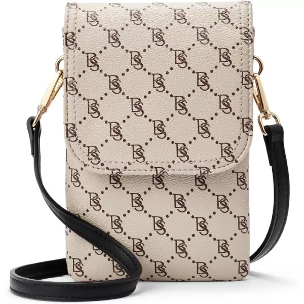 BOSTANTEN Leather Small Crossbody Bags for Women Designer Cell Phone Bag Wallet Purses Adjustable Strap