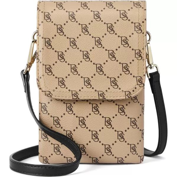 BOSTANTEN Leather Small Crossbody Bags for Women Designer Cell Phone Bag Wallet Purses Adjustable Strap
