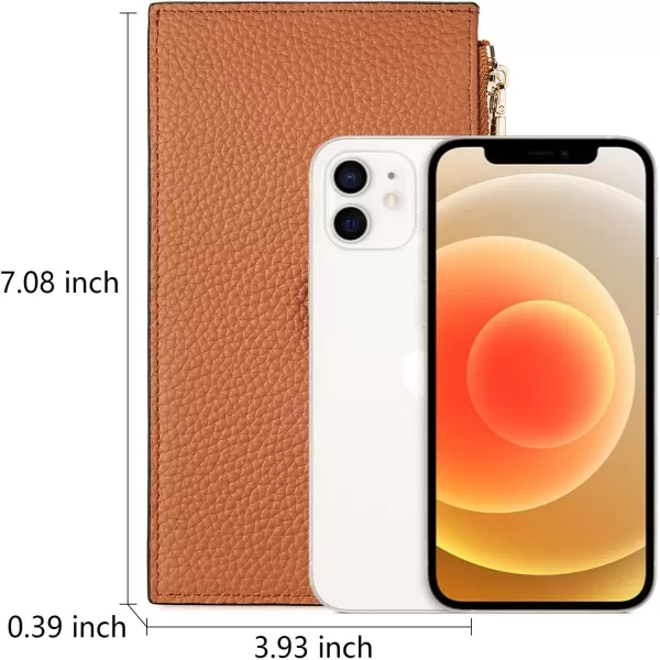 BOSTANTEN Leather Wallets for Women RFID Blocking Slim Bofild Purse Card Holder with Zipper Pocket