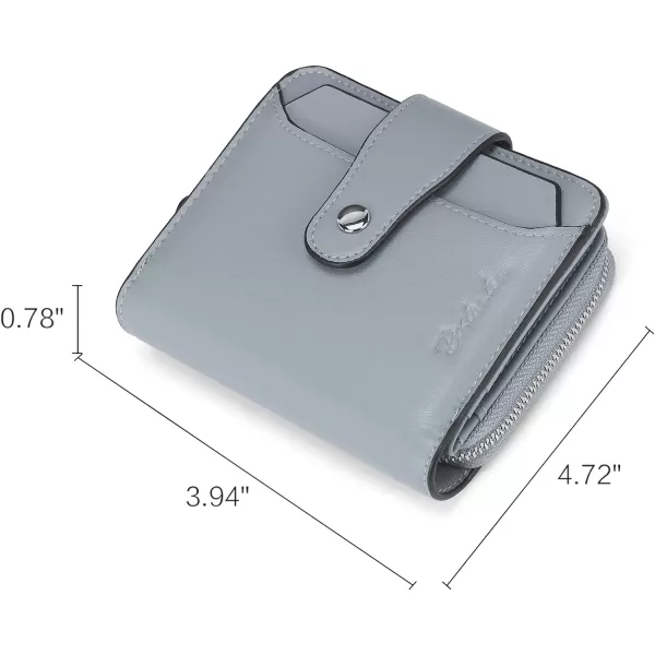 BOSTANTEN Leather Wallets for Women RFID Blocking Zipper Pocket Small Bifold Wallet Card Case