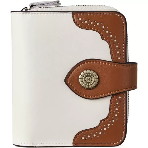 2-white With Brown
