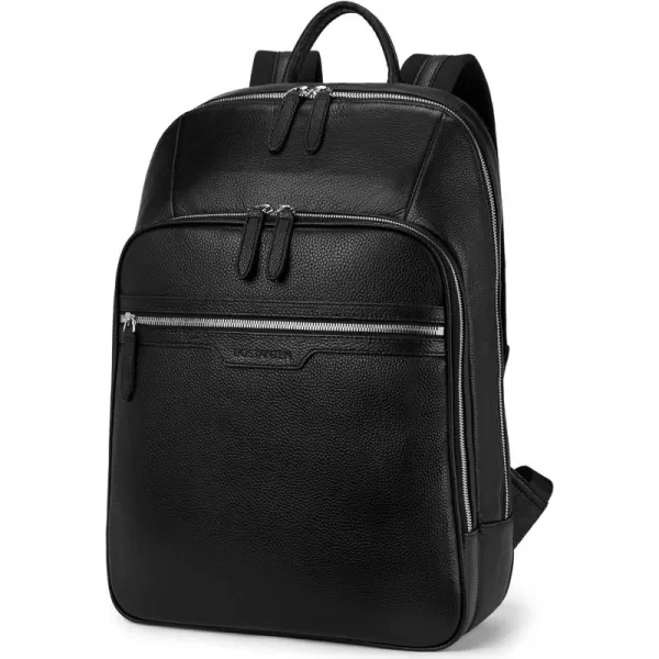 BOSTANTEN Men Leather Backpack, Vegetable Tanned Full Grain Leather 15.6 Inch Computer Backpack Business Work Daypack Vintage Travel Bags Redbrown