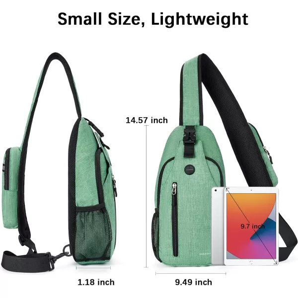 BOSTANTEN Sling Bag, Crossbody Backpack RFID Shoulder Chest Bag for Men Women Travel Hiking Casual Daypack