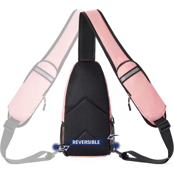 BOSTANTEN Sling Bag, Crossbody Backpack RFID Shoulder Chest Bag for Men Women Travel Hiking Casual Daypack