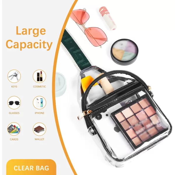 BOSTANTEN Sling Bag for Women Crossbody Purse Crossbody Bag Leather Chest Bag with Adjustable Guitar Strap for Travel
