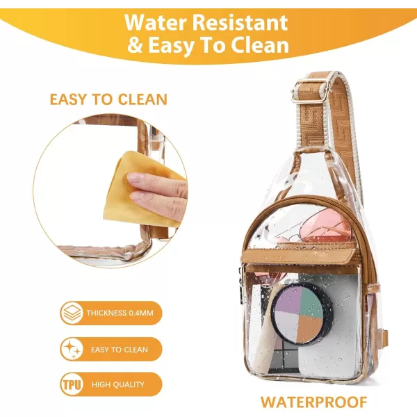 BOSTANTEN Sling Bag for Women Crossbody Purse Crossbody Bag Leather Chest Bag with Adjustable Guitar Strap for Travel
