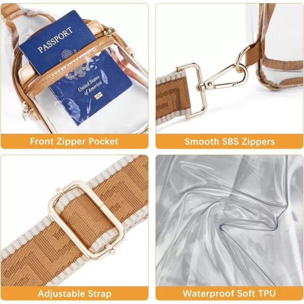 BOSTANTEN Sling Bag for Women Crossbody Purse Crossbody Bag Leather Chest Bag with Adjustable Guitar Strap for Travel