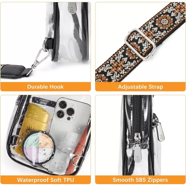 BOSTANTEN Sling Bag for Women Crossbody Purse Crossbody Bag Leather Chest Bag with Adjustable Guitar Strap for Travel
