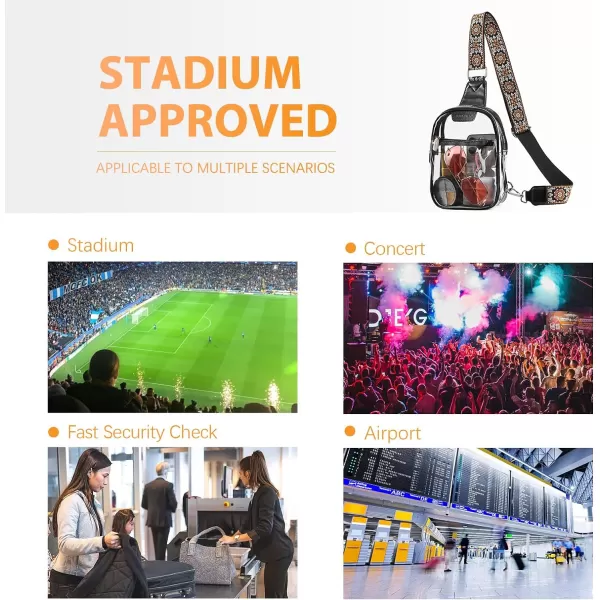 BOSTANTEN Sling Bag for Women Crossbody Purse Crossbody Bag Leather Chest Bag with Adjustable Guitar Strap for Travel