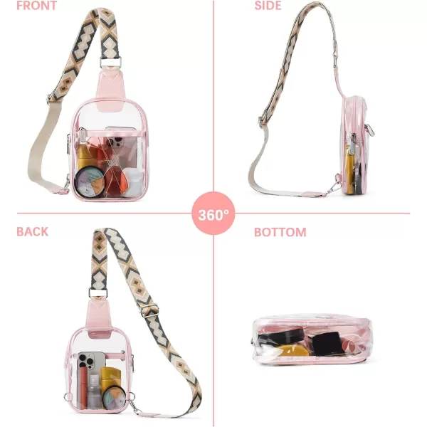 BOSTANTEN Sling Bag for Women Crossbody Purse Crossbody Bag Leather Chest Bag with Adjustable Guitar Strap for Travel