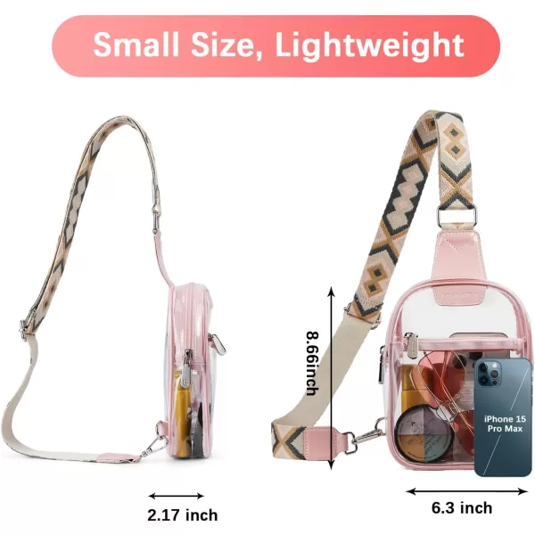 BOSTANTEN Sling Bag for Women Crossbody Purse Crossbody Bag Leather Chest Bag with Adjustable Guitar Strap for Travel