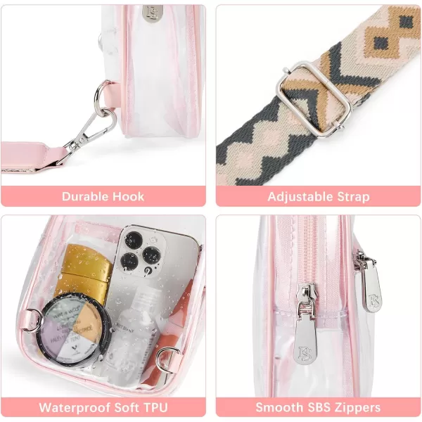 BOSTANTEN Sling Bag for Women Crossbody Purse Crossbody Bag Leather Chest Bag with Adjustable Guitar Strap for Travel