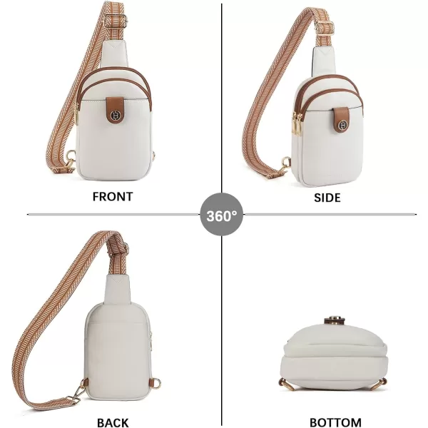 BOSTANTEN Small Sling Bag Crossbody Bags for Women Trendy Crossbody Purse Leather Chest Bag