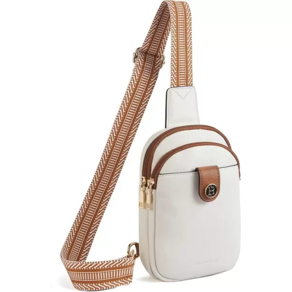 BOSTANTEN Small Sling Bag Crossbody Bags for Women Trendy Crossbody Purse Leather Chest Bag