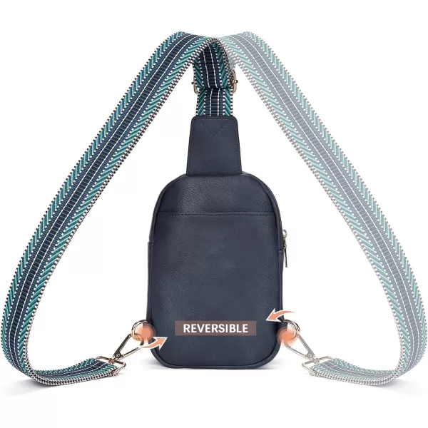 BOSTANTEN Small Sling Bag Crossbody Bags for Women Trendy Crossbody Purse Leather Chest Bag