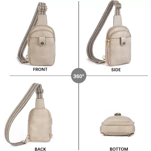 BOSTANTEN Small Sling Bag Crossbody Bags for Women Trendy Crossbody Purse Leather Chest Bag