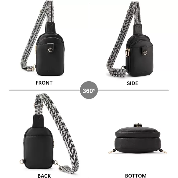BOSTANTEN Small Sling Bag Crossbody Bags for Women Trendy Crossbody Purse Leather Chest Bag