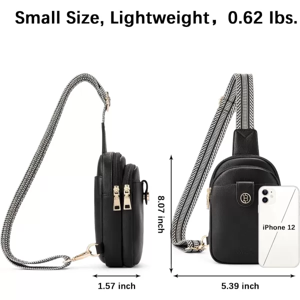 BOSTANTEN Small Sling Bag Crossbody Bags for Women Trendy Crossbody Purse Leather Chest Bag