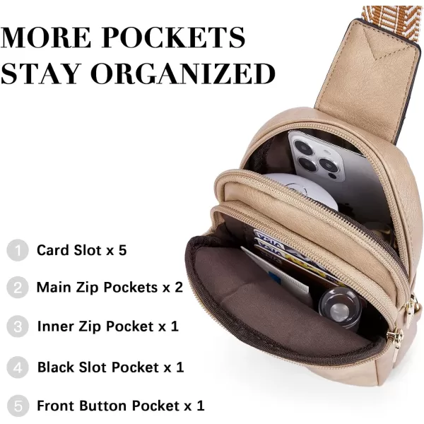 BOSTANTEN Small Sling Bag Crossbody Bags for Women Trendy Crossbody Purse Leather Chest Bag