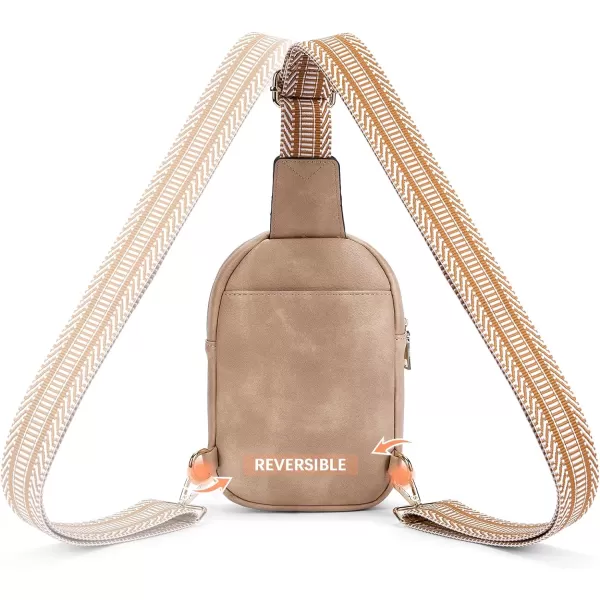 BOSTANTEN Small Sling Bag Crossbody Bags for Women Trendy Crossbody Purse Leather Chest Bag